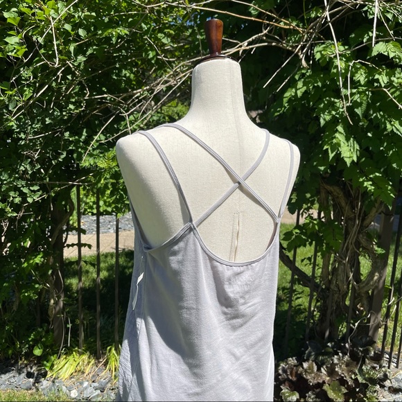 Aero Crochet Aztec Pattern Double Spaghetti Strap Criss-cross Open Back Camisole - Picture 14 of 16